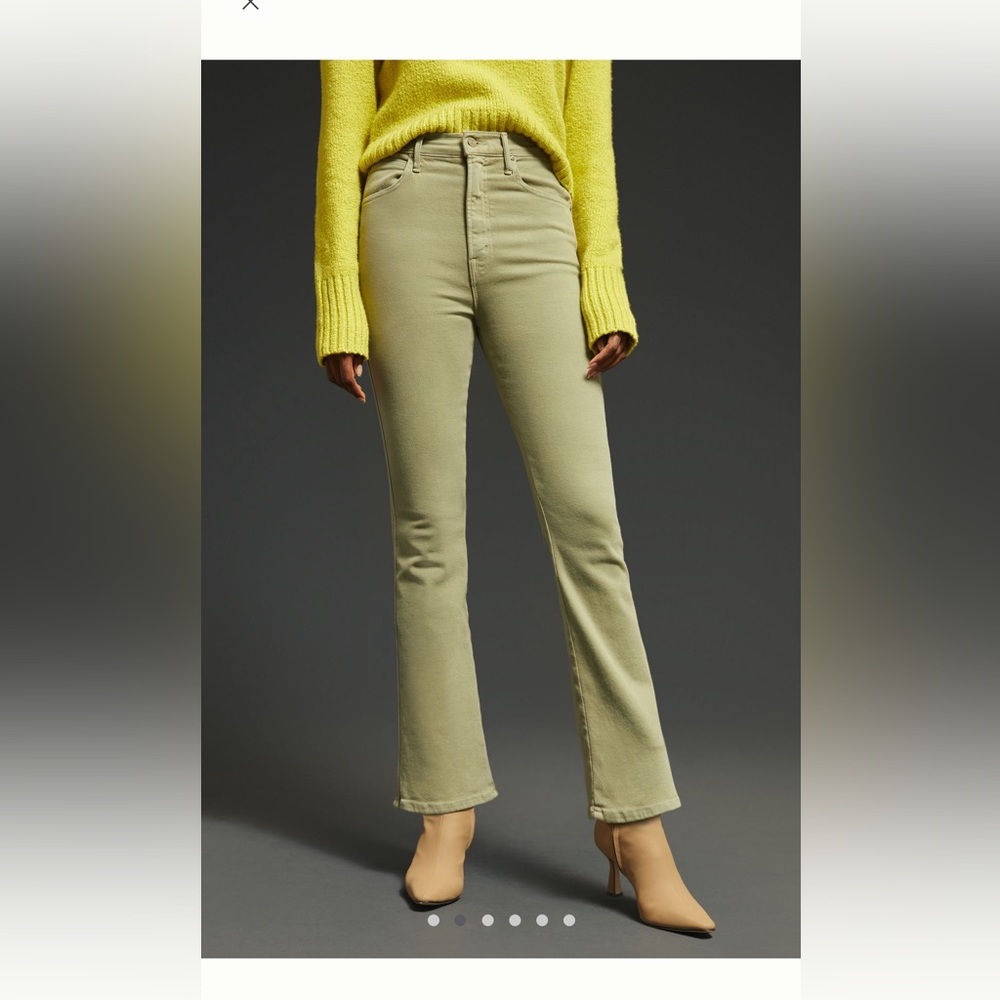 MOTHER Smokin' Double
Ankle High-Rise Flare Jeans - Picture 3 of 15